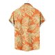 thumbnail image 5 of Mens Casual Manga Corta Botón Abajo Camisas Impresas Botón de Bolsillo Cuello Turndown Blusa Camisa para Verano Al Aire Libre Casual Diario, 5 of 7