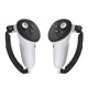 thumbnail image 1 of Cateissary 2x cubierta de agarre de controlador de ajuste ajustable y seguro para Meta Quest 3 conveniente y práctico Premium Videojuegos y accesorios Blanco, 1 of 6