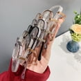 thumbnail image 5 of Gafas poligonales con cambio de color sensibles a la luz azul para mujer, montura grande, punta de diamante, ultralivianas, simples y lisas, 5 of 5