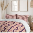 thumbnail image 6 of Ambesonne Feminist Duvet Cover Sets, Hand with Brass Knuckles, 2-King, Peach Dark Pink, 6 of 7