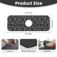 thumbnail image 2 of Sikiie Daisies Flowers Splash Guard for Sink Faucet-1 PC Super Absorbent Fast Drying Mat Sink Gadgets-Splash Guard for Kitchen, Sink Mat, 2 of 7