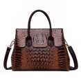 thumbnail image 1 of Bolso con estampado de cocodrilo, bolso de mano de moda, bolso de mano, bolso cruzado, bolso grande para mujer, 1 of 6
