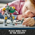 thumbnail image 5 of LEGO Star Wars Boba Fett Mech 75369 Buildable Star Wars Action Figure, this Posable Mech Inspired by the Iconic Star Wars Bounty Hunter Features a Buildable Shield, Stud Blaster and Jetpack, 5 of 9