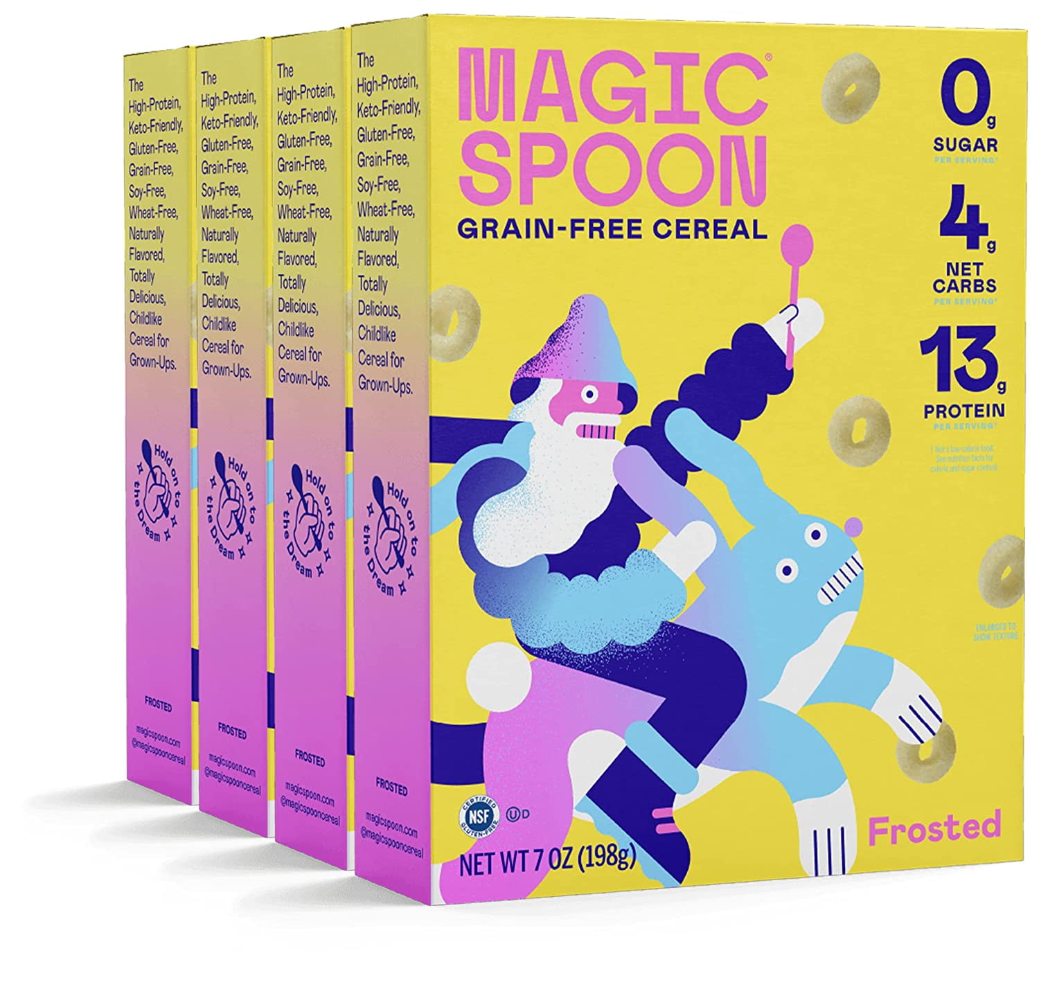 Magic Spoon Cereal, Frosted 4 Pack Keto, Gluten & Costa Rica Ubuy