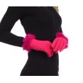 thumbnail image 2 of Sakkas Fleece Lined Faux Fur Touchscreen Gloves - Fuchsia - One Size, 2 of 4