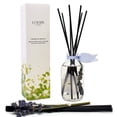 thumbnail image 1 of LOVSPA Lavender De Provence Essential Oil Reed Diffuser and Sticks Set - calming Aromatherapy for Stress Relief and Relaxation - Real Lavender Stems and Hydrangea Flowers - Handmade in The USA, 1 of 4