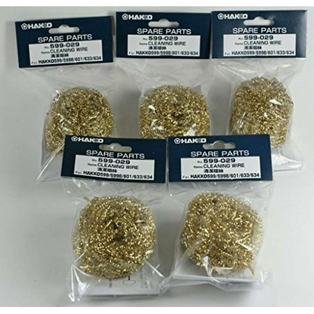 

Hakko 599-029 Cleaning Wire for 599B Tip Cleaner 5 Pack