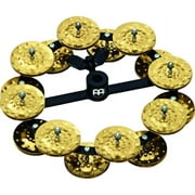 Meinl Percussion Headliner® Series Hihat Tambourine, Hammered Brass Double Row