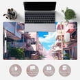 thumbnail image 6 of Japanese Anime Desk Mat XL Green Gaming Mouse Pad Cute Blue Sky Desk Pad Keyboard Desk Mat, Mousepad Suture Smooth Extra Desk Pad Gaming Large Mouse Pad for Full Desk Mouse Pad, 31.5x15.8in., 6 of 6
