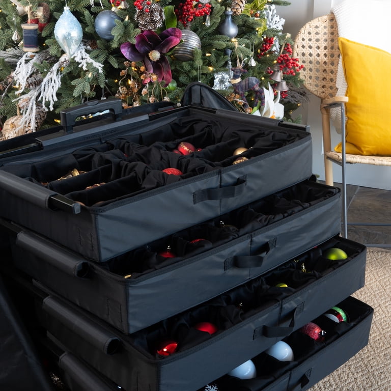 Village Lighting Company Adjustable 5 Tray Ornament Storage Bag