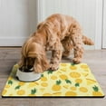 thumbnail image 2 of Exotic Pineapple Print Pet Feeding Mat, Durable Waterproof Dog Food Mat with Absorbent, Non-Slip, Quick Dry, Easy Clean Features for Pet Feeding Area, 2 of 7