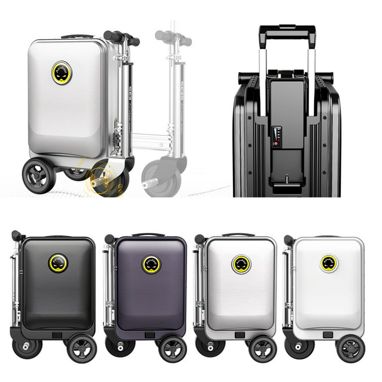 Airwheel SE3S Smart Riding Luggage Electric Suitcase Scooter with Removable  Battery (black)