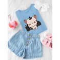 thumbnail image 3 of Cute Kittyboo In Vampire Costume T-Shirt Toddler -Image by Shutterstock,  4 Toddler, 3 of 4