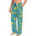 thumbnail image 6 of Hirioo Bee Sunflower for Women's PJ Pajama Pants Sleep Pants Women's Home Trousers with Pockets,S-3XL-Large, 6 of 6