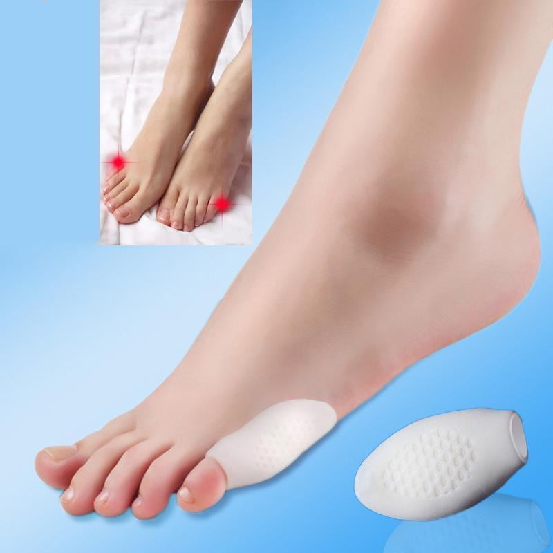 2 Pieces Silicone Little Toe Separator Bunion Protector Guard