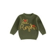 thumbnail image 2 of Musuos Baby Boys Girls Halloween Sweater 0-3Years Casual Pumpkin/Ghost Embroidery Long Sleeve Warm Pullover Infant Knitwear, 2 of 7