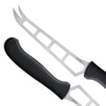 thumbnail image 3 of Cuchillo para queso con hoja triangular perforada de acero inoxidable, 3 of 4