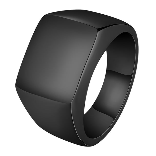 Anillo Dinheiro Simple de acero inoxidable, sencillo y versátil.
