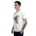 thumbnail image 5 of Animal Men's T-Shirt Cotton 100% Summer Tops Fashion Casual Cute Koala Short Sleeves for Men Women Round Collar Top Tees, 5 of 6