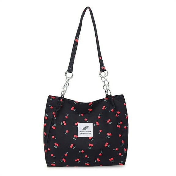 ROZYARD Youthful Cherry Patterned Shoulder Bag Casual Handbag for Fashion Women