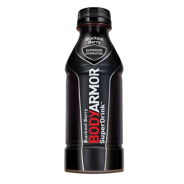 BodyArmor SuperDrink, Electrolyte Sport Drink, Blackout Berry 16 Oz
