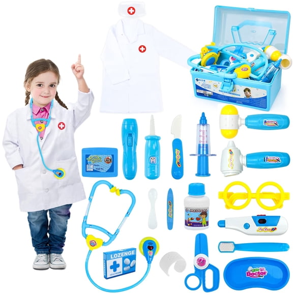 Kit médico Fajiabao para niños de 3 a 5 años con disfraz