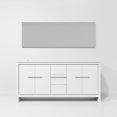 thumbnail image 5 of Lafarre 72 in W x 20 in D White Double Bath Vanity, White Quartz Top and 70 in Mirror, 5 of 9