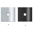 thumbnail image 3 of 4 Pieces Home Stove Top Covers Washable Burner Liners Oil Proof Anti-scratch High Temperature Resistant Protector Kitchen Accessories Black, 3 of 9