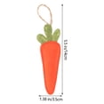 thumbnail image 2 of DRAFIDEEP 4-Pack Realistic Orange Carrot Hanging Decorations, Cloth Simulation Ornaments for Living Room and Home Decor, 2 of 8