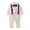 Pink, variant on Bowtie Gentleman 2PCS Tops Toddler Set Suspender Baby Pants T-Shirt Boys Kids Boys Outfits&Set, Size 0 Months-5 Years