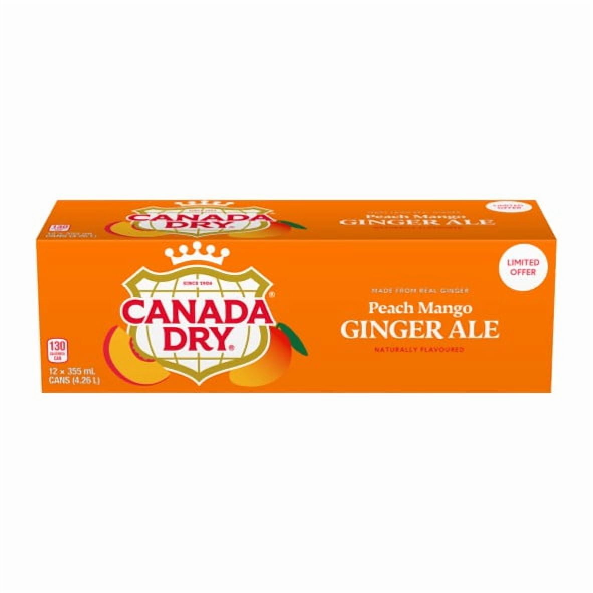 CANADA DRY A LA PECHE MANGUE