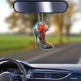thumbnail image 1 of WIZUTIZ Plant Flower High Heels Pendant Bag Car Rearview Mirror Pendant Apartment Essentials Elaborately Made, 1 of 3
