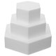 thumbnail image 1 of 3pcs Hexagon Cake Dummy Models Cake Dummy Hexagon Shape Fake Cake Models Foams Cake Decorating Tool, 1 of 2