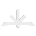 thumbnail image 2 of 72"W x 36"H x 6"D x 6"F, 12/12 Pitch, Alberta Architectural Grade PVC Gable Bracket, 2 of 8