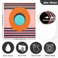 thumbnail image 5 of Yayeee Magnetic Dishwasher Cover for The Front Decoration Home Kitchen Machine Sticker Protector, Orange Circle, 5 of 6