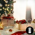 thumbnail image 1 of Artificial Christmas Glow Snow Blanket Christmas Tree Decorations Tabletop Decorations Glow Snow Blanket with 8 Pattern LED Light Strings 71 "x17.7", 1 of 1