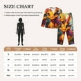 thumbnail image 4 of Sikiie Colorful Flower Chameleon Women's Long-Sleeve Shirt and Full-Length Bottom Pajama Set (s-xxl)-X-Large, 4 of 7