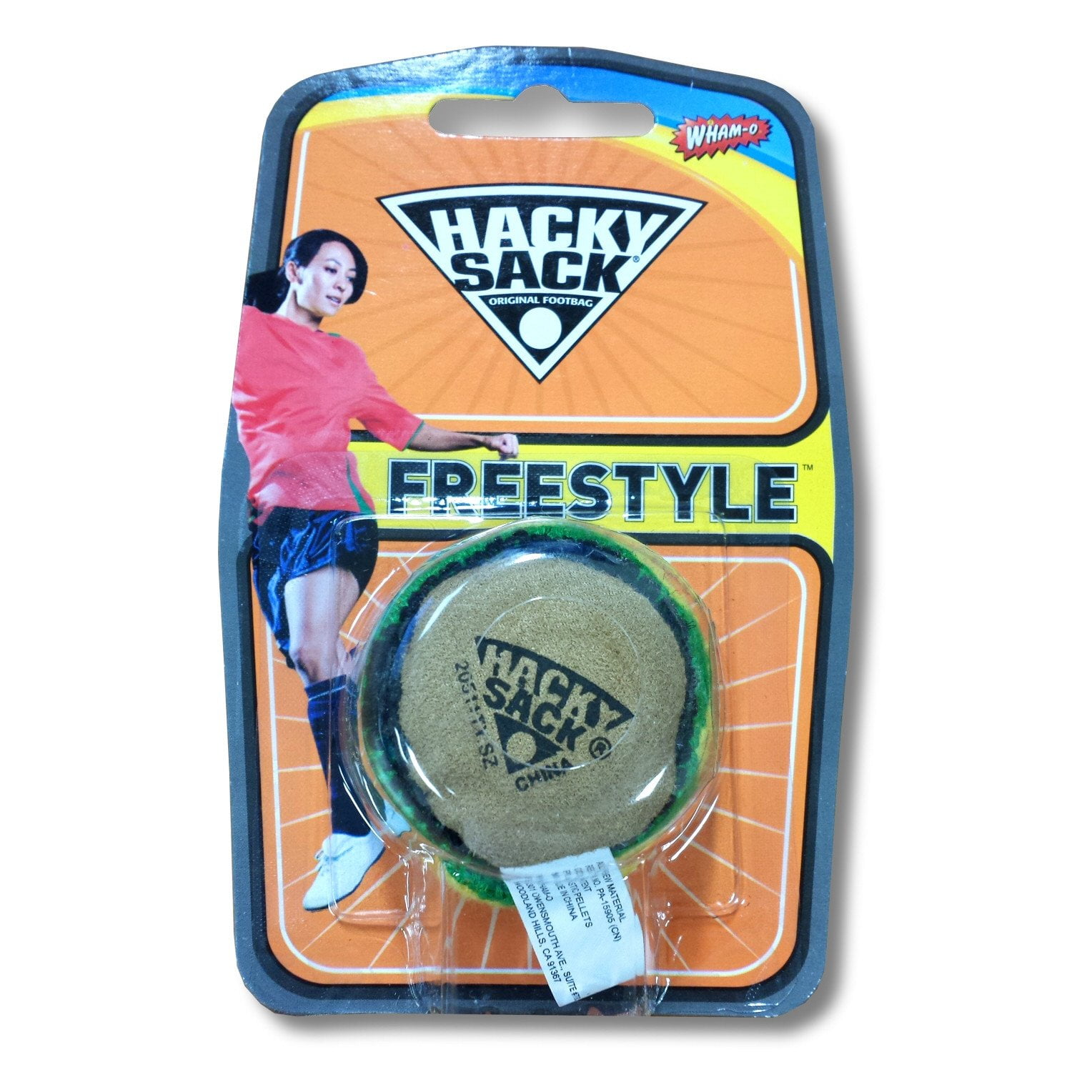 Genuine WhamO Freestyle Woven Hacky Sack Foot Bag