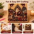 thumbnail image 3 of syligr Santa & Gift Christmas Diamond Art for Adults, Vintage Christmas Pearl Art Kits, DIY Pearl Diamond Kit, Winter Bead Crafts Ornament, Xmas Party Decorations for Mantel, Unique Gift/Favors, 3 of 7