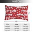 thumbnail image 2 of Yiaed Popcorn2 Print Brushed Microfiber Envelope Pillowcases, Standard,Envelope Closure Pillow Cases(No pillow core)-16"x24", 2 of 6