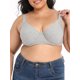 thumbnail image 2 of Sujetador de talla grande para mujer, cobertura total, copas suaves con aros, 2 of 8