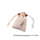 thumbnail image 3 of Matsuzay Paquete de 2 bolsas de lino, bolsa perfumada de buena decoración, suministros de vacaciones, accesorios de fiesta DIY, contenedor de Kits de decoración para fiestas Beige/10*14cm, 3 of 6