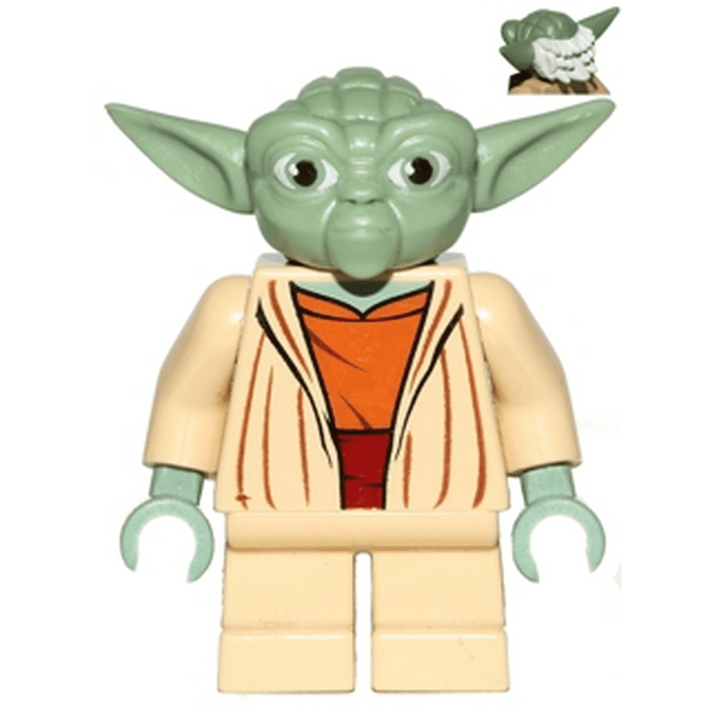 LEGO Star Wars Yoda (Clone Wars, White Hair) (Watch Set) Minifigure ...