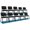Pu-black, variant on JOYMOR 10 Pack Stackable Waiting Room Chairs, Space‑Saving for Reception, Office Lobby & Business Hall