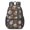 Boxer and Rose Black Pattern, variant on Chihuahua and Dog Paw Print White 17" Waterproof Oxford School Backpacks for Teens, S-Shape Padded Straps, for School, Travel, Hiking, Camping