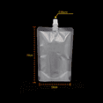 thumbnail image 6 of WEISIPU 5/10/16Pcs Reusable Pouches Plastic Flask Bag Juice Pouches Convenient Drinking Water Bags for Camping Seed Storage Bags, 6 of 7