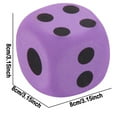 thumbnail image 3 of MVRLSH Under 10$ Large Foam Dice Color Foam Dice 3.15 Inches Big Dice For Building Educational Math Teaching Pastime Party 6 Foam Dice Anxiety Dice For Stress Rel, 3 of 4