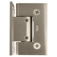 thumbnail image 3 of CRL GEN337BN Brushed Nickel Geneva 337 Series Adjustable Wall Mount Full Back Plate Hinge, 3 of 7