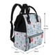thumbnail image 2 of Disketp Sea Turtle Mochila de Pañales de Gran Capacidad con Múltiples Bolsillos, Mochila de Viaje Multifuncional para Bebé, Unisex, Moderna y Resistente, 2 of 6
