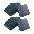 thumbnail image 3 of Ethern 12 Anti-vibration Mats for Running, Multi-function, for Dumbbells And Stationary black and blue, 3 of 9